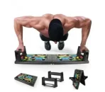 Доска для отжиманий Foldable Push Up Board 14 в 1 упор для отжиманий, ручки резиновые — изображение 4